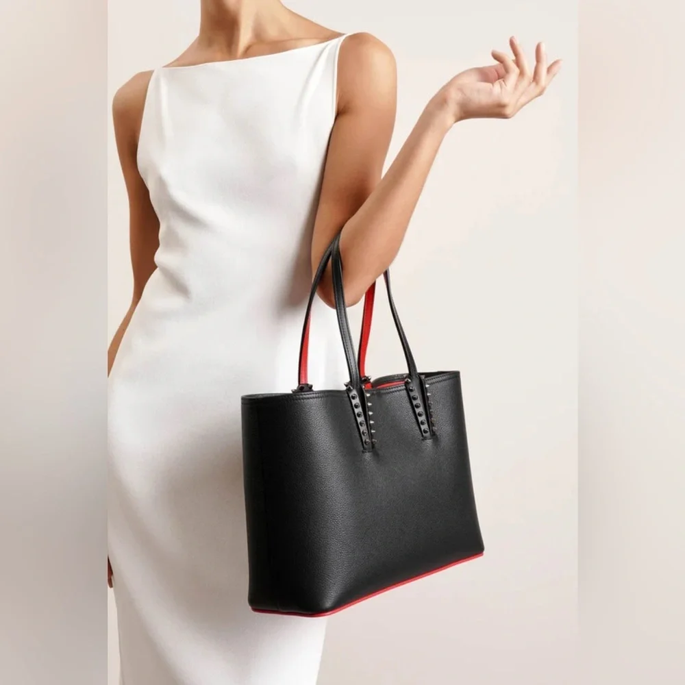 Authentic Christian Louboutin Cabata Tote in Grained Leather Tote Bag ✨ - Picture 1 of 16
